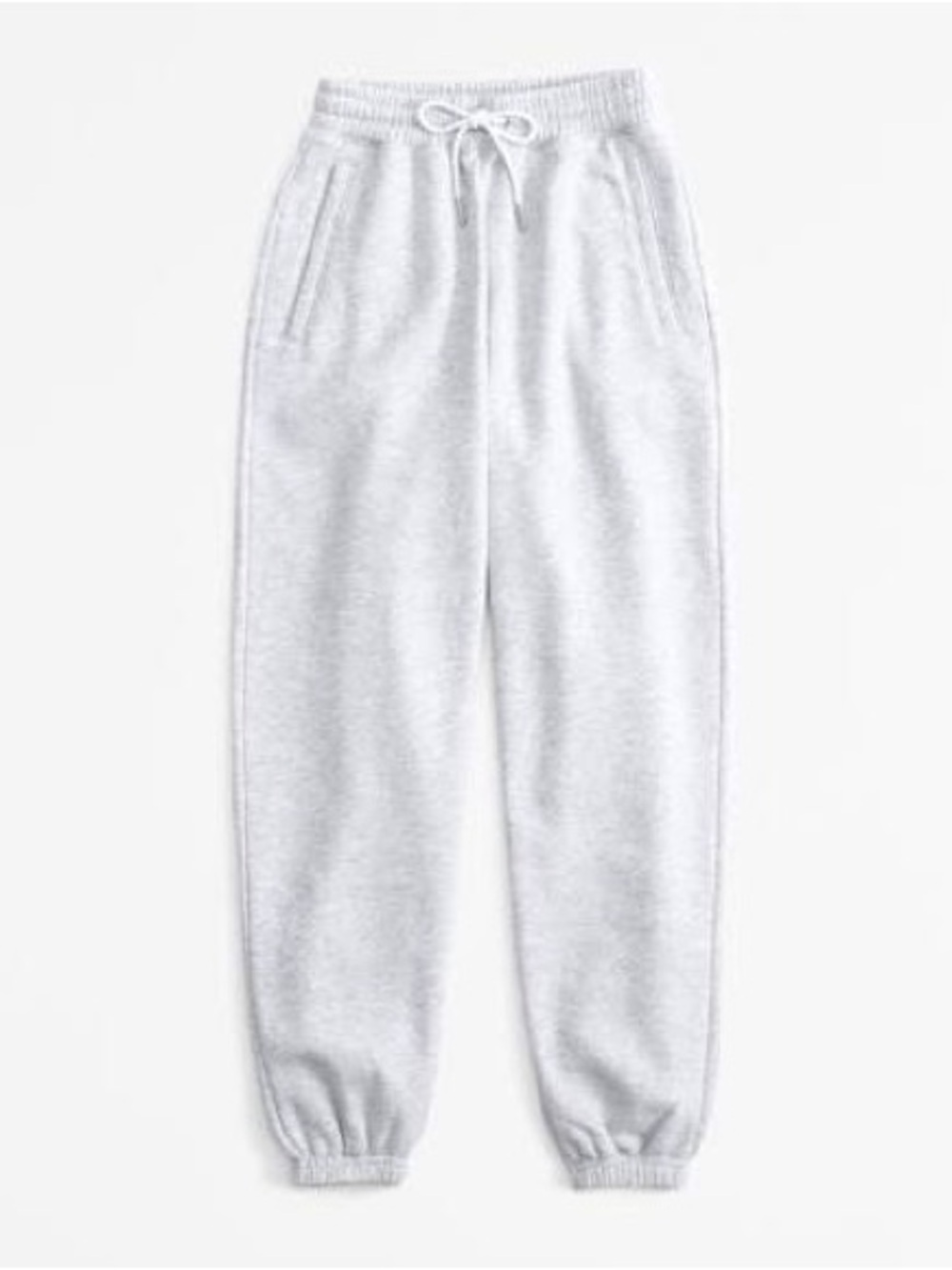 Abercrombie Sunday High Rise Gray Joggers M VGUC